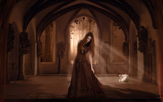 princess in castle beauty