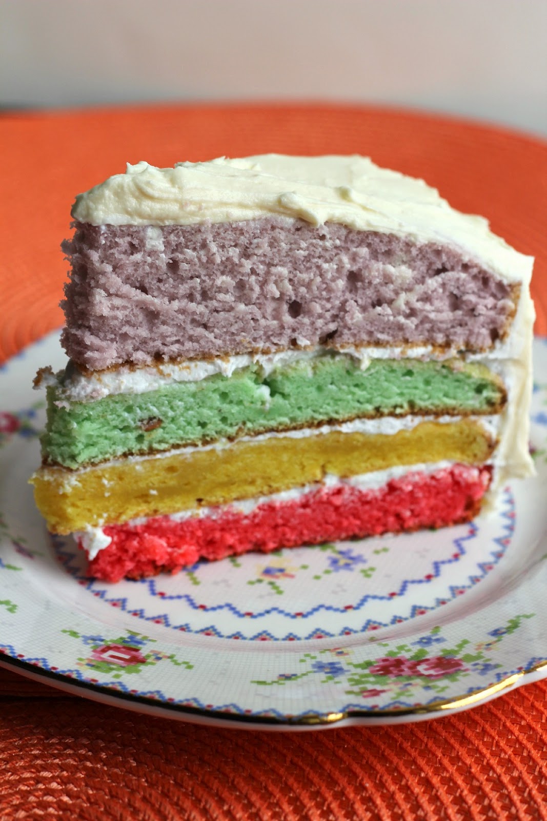 Spring Jello Layer Cake Spring Jello Layer Cake