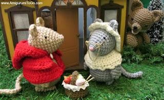 Little Red Riding Mouse Free Patterns ~ Amigurumi To Go