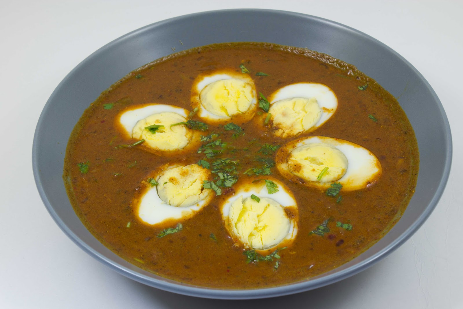 fabulous fridays Egg Curry with Masala Capsicum rice