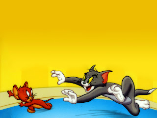 Cat Tom Chasing Mouse Jerry HD Cartoon Wallpaper