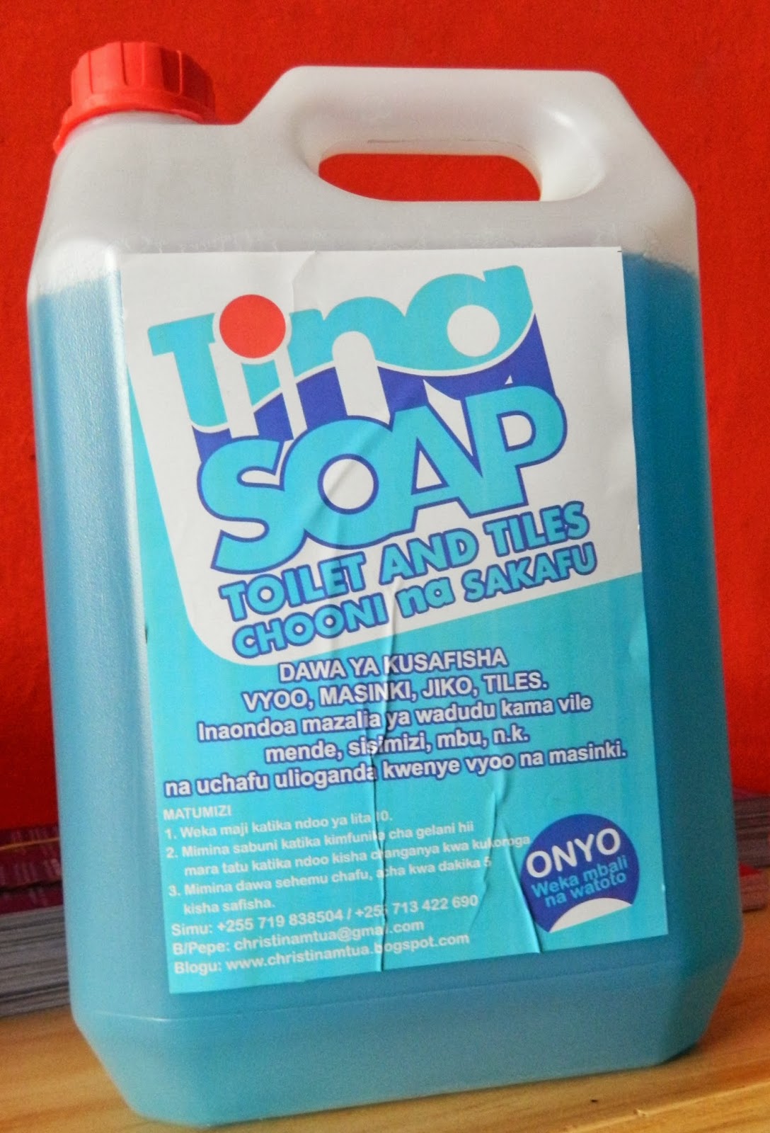 CHRISTINA MTUA TINA SOAP KWA KUOSHEA MAGARI, TILES