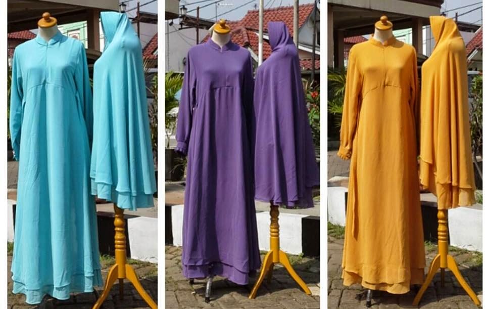 Gamis Syar'i murah Set Bergo Terbaru Secara Online