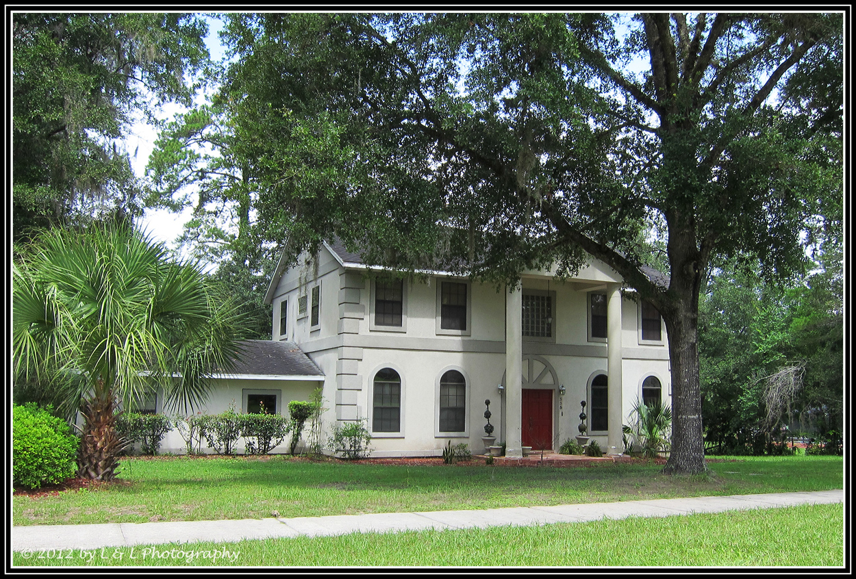 Florida Fotos A grand old southern house Bronson, Florida