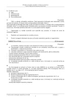 Subiecte biologie bacalaureat 2012 Subiecte biologie bacalaureat 2012