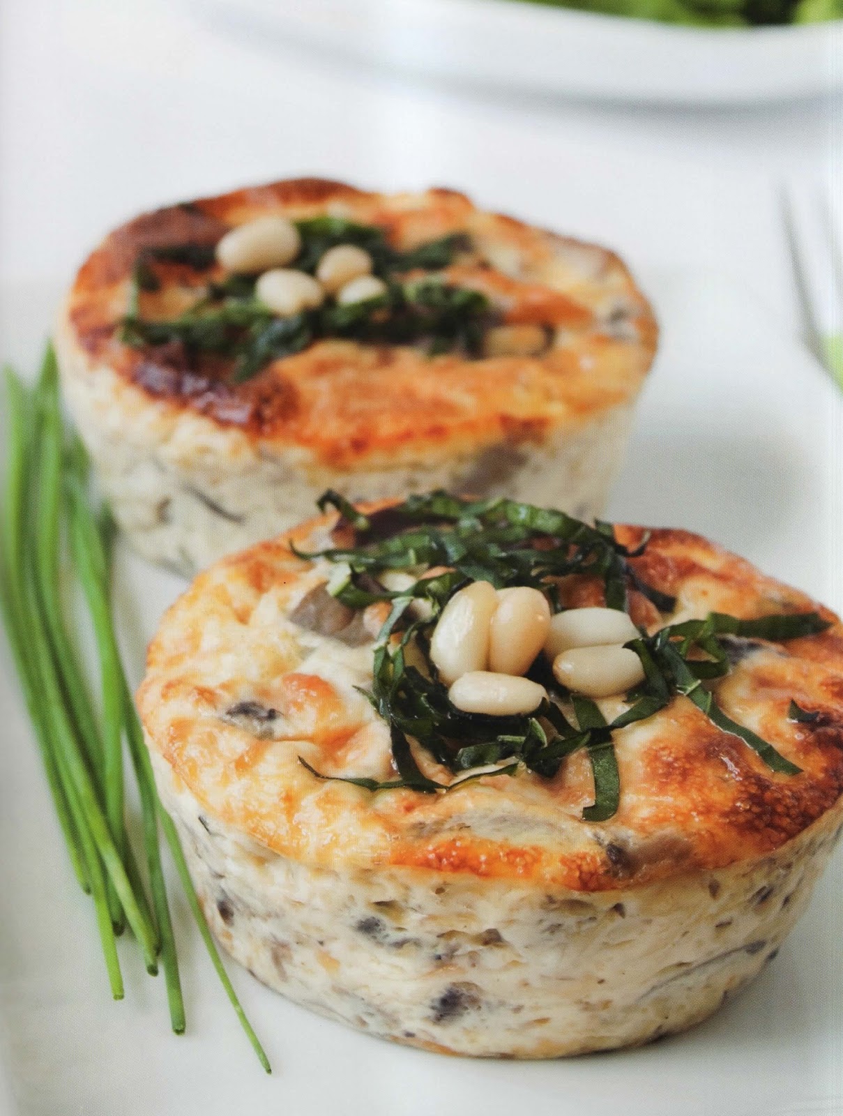 MINI QUICHES WITH MUSHROOMS
