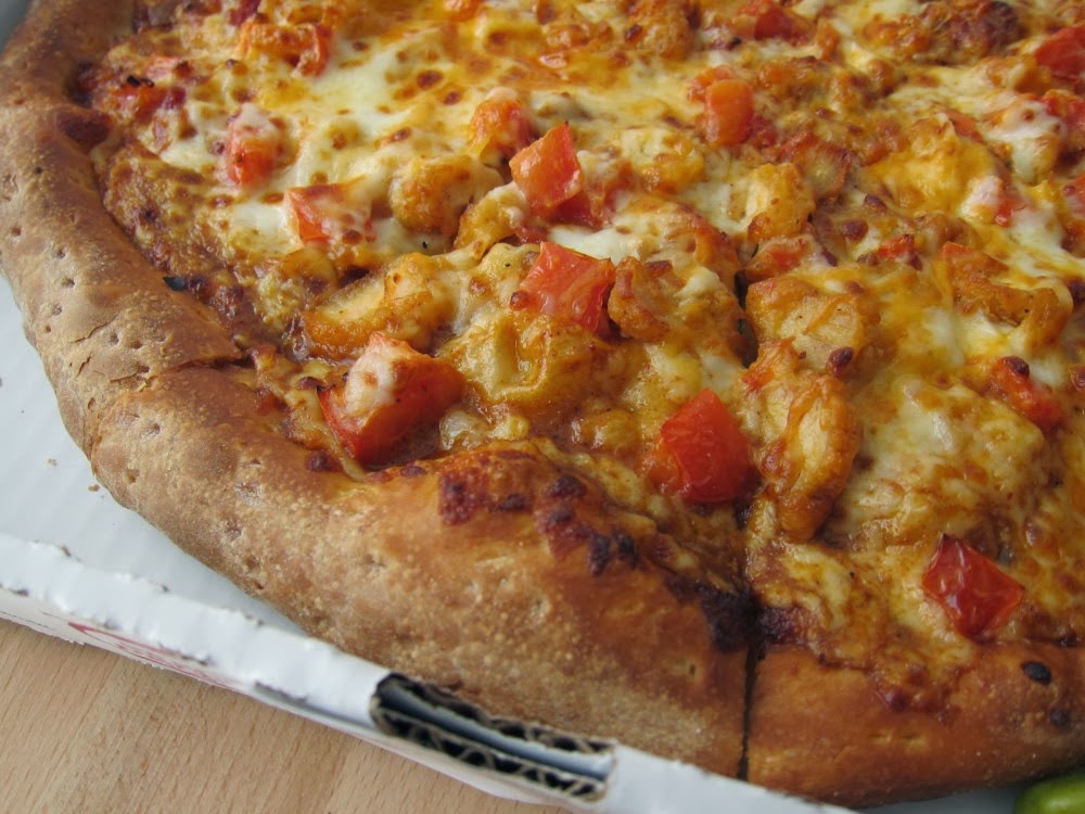 Review Papa John's Chipotle Chicken & Bacon Pizza Brand Eating