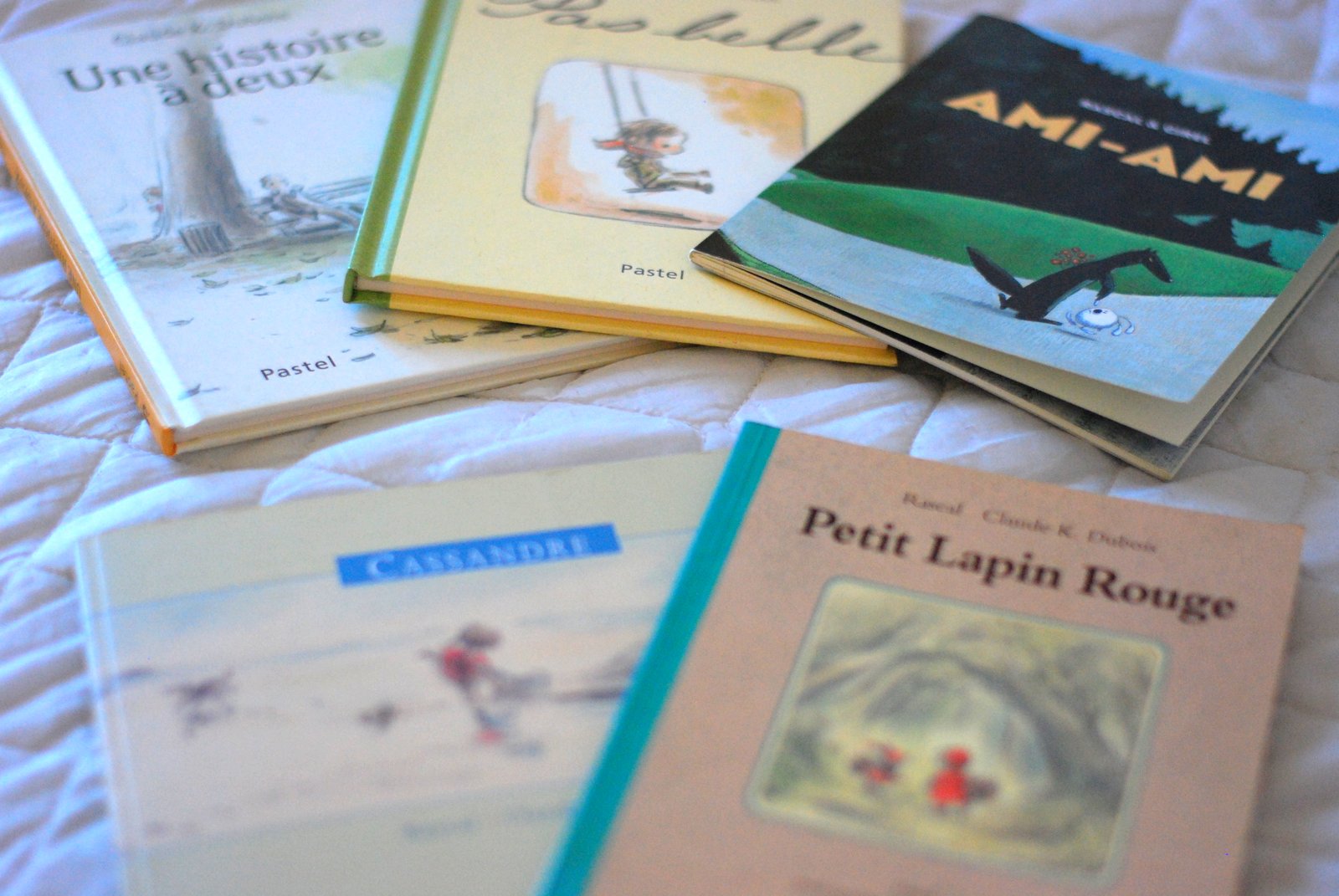 un petit lapin sur le chemin rencontre un autre petit lapin