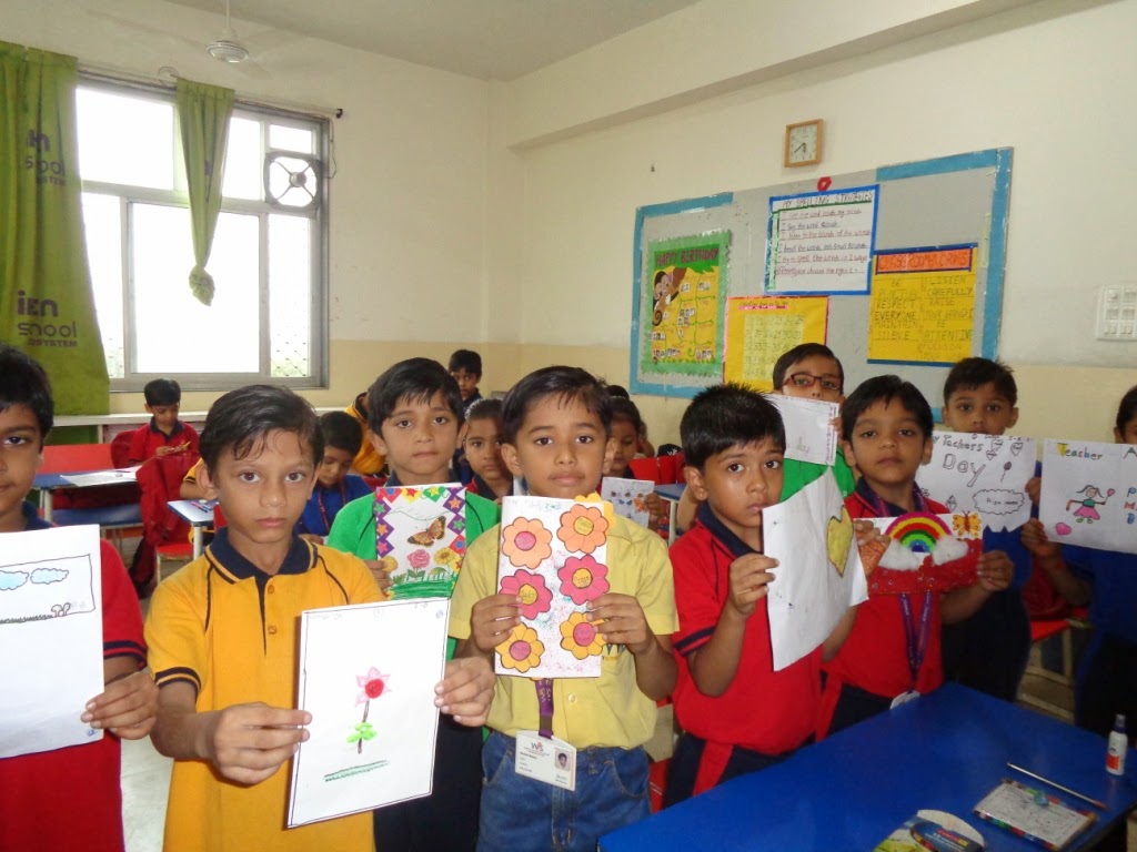 On the top of the World... Greeting Card Making Competition at WIS