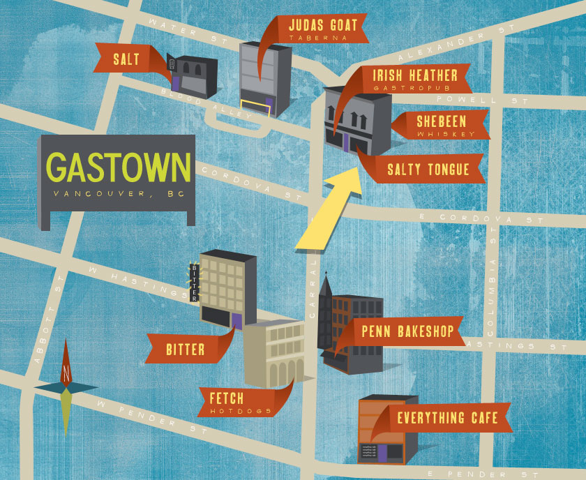 Gastown Map