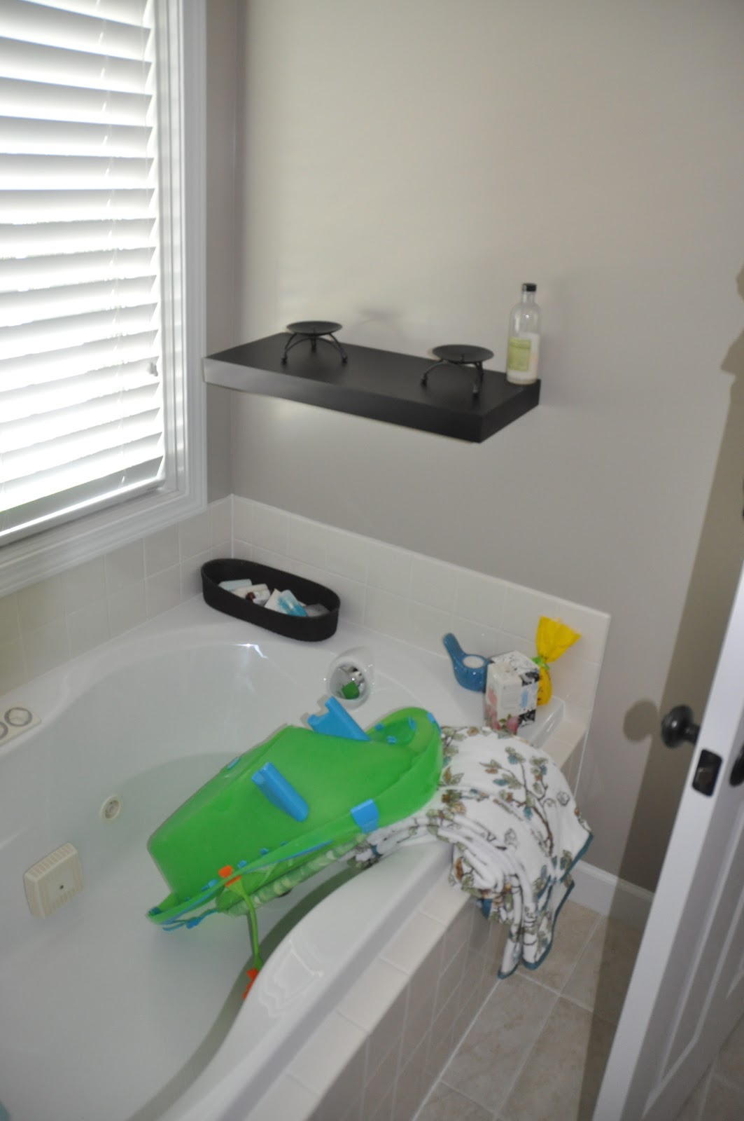 made Master Bathroom Update {DIY Shelving + Mirrors}