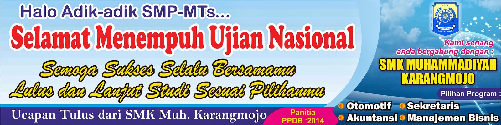 spanduk ujian corel spanduk ujian corel
