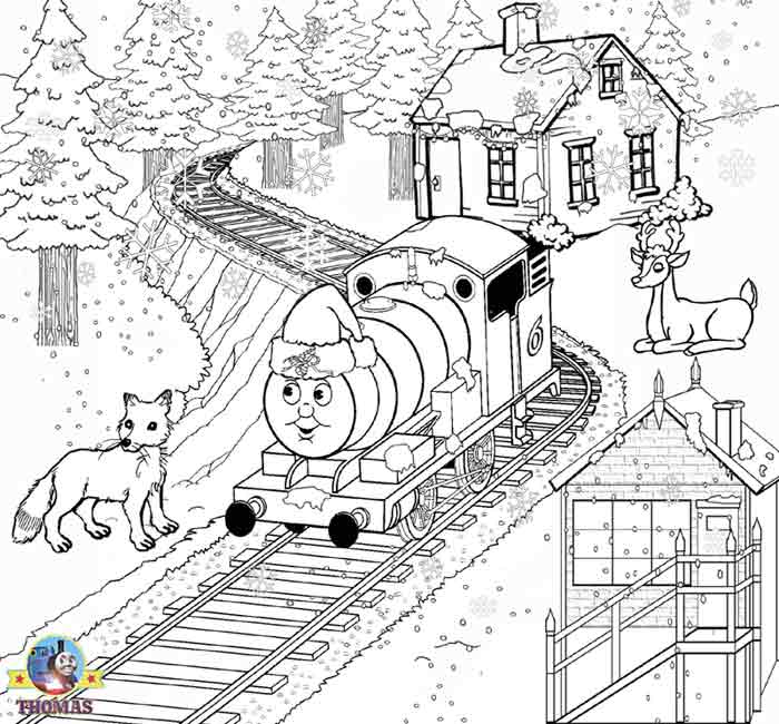 Frosty Christmas pictures winter animal coloring pages for children title=