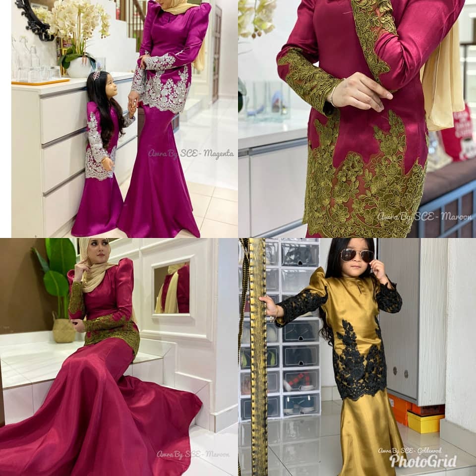 Bergegar tulang rusuk cantik sangat baju ni