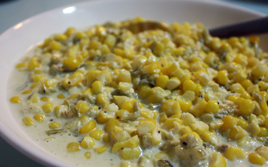 Hatch Chile Creamed Corn (Full and Content)