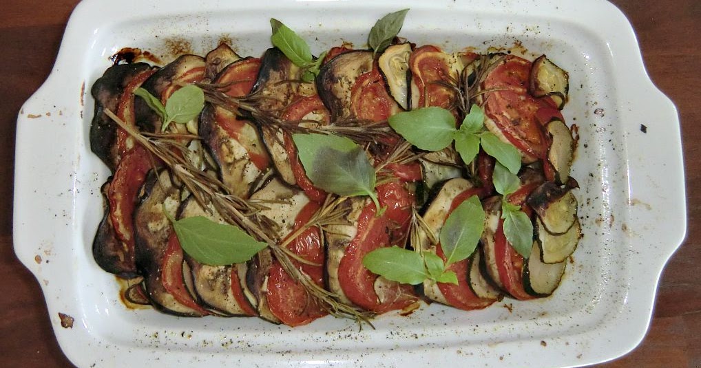 Summer vegetable gratin recipe Hiking and Cooking in the South of France