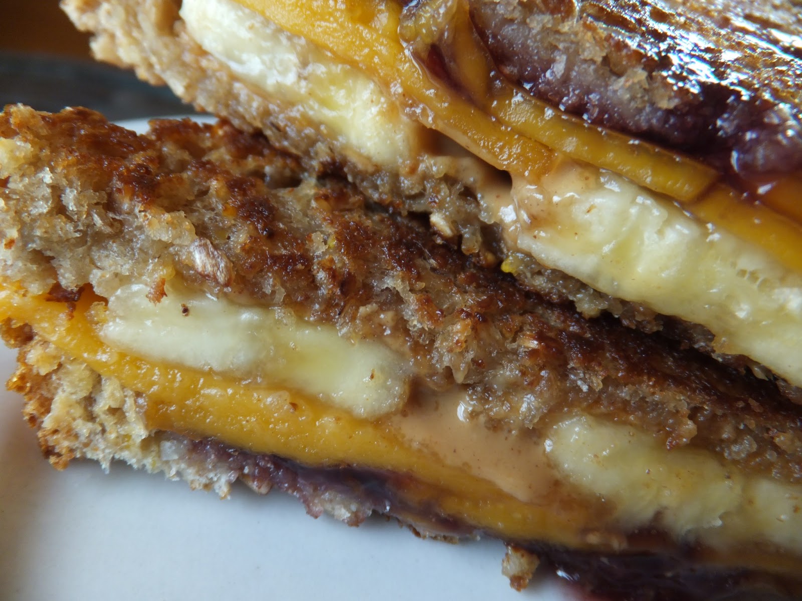 Turnips 2 Tangerines PBJ Banana Grilled Cheese Sandwich