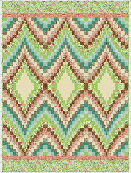 Quilt Inspiration: Free pattern day: Bargello Quilts