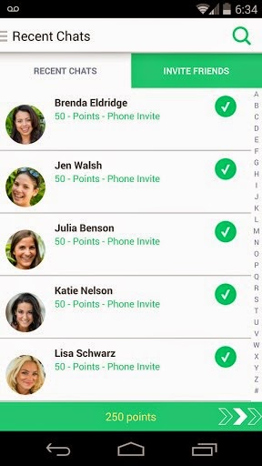 Invite Friends in Smug Messenger App