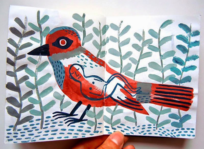 Seis ilustradores y sus sketchbooks