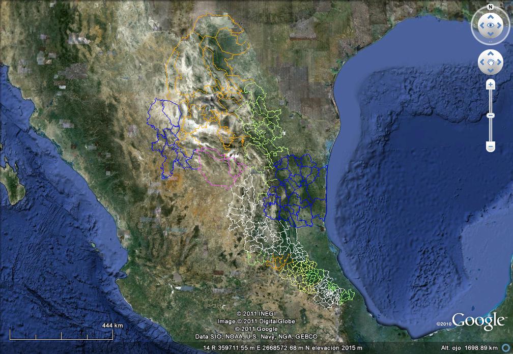 Mexico Map Sierra Madre Oriental United States Map