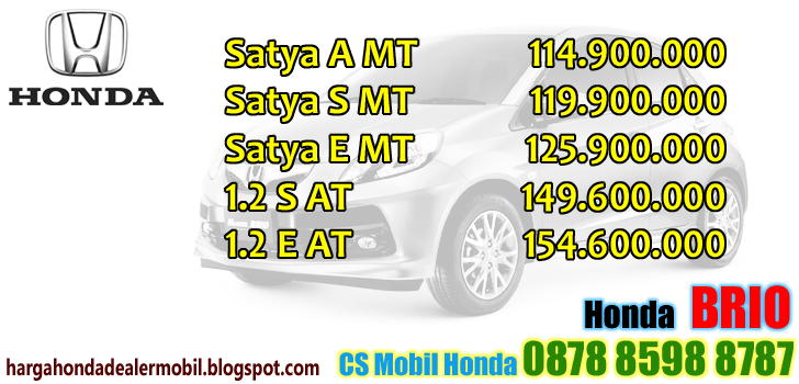 harga honda brio