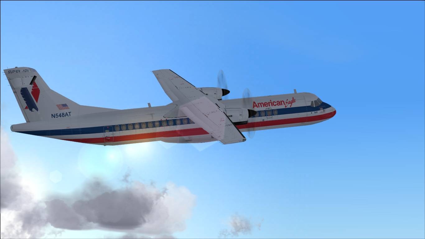 Texturas Brasileiras: American Eagle ATR 72-500 N548AT