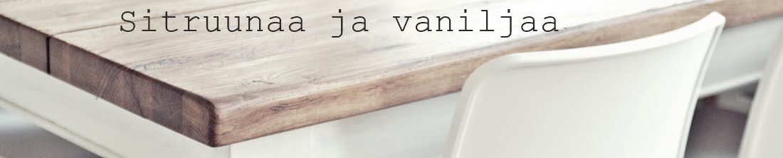 Sitruunaa ja vaniljaa