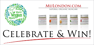 MuLondon World Vegan Month Giveaway.
