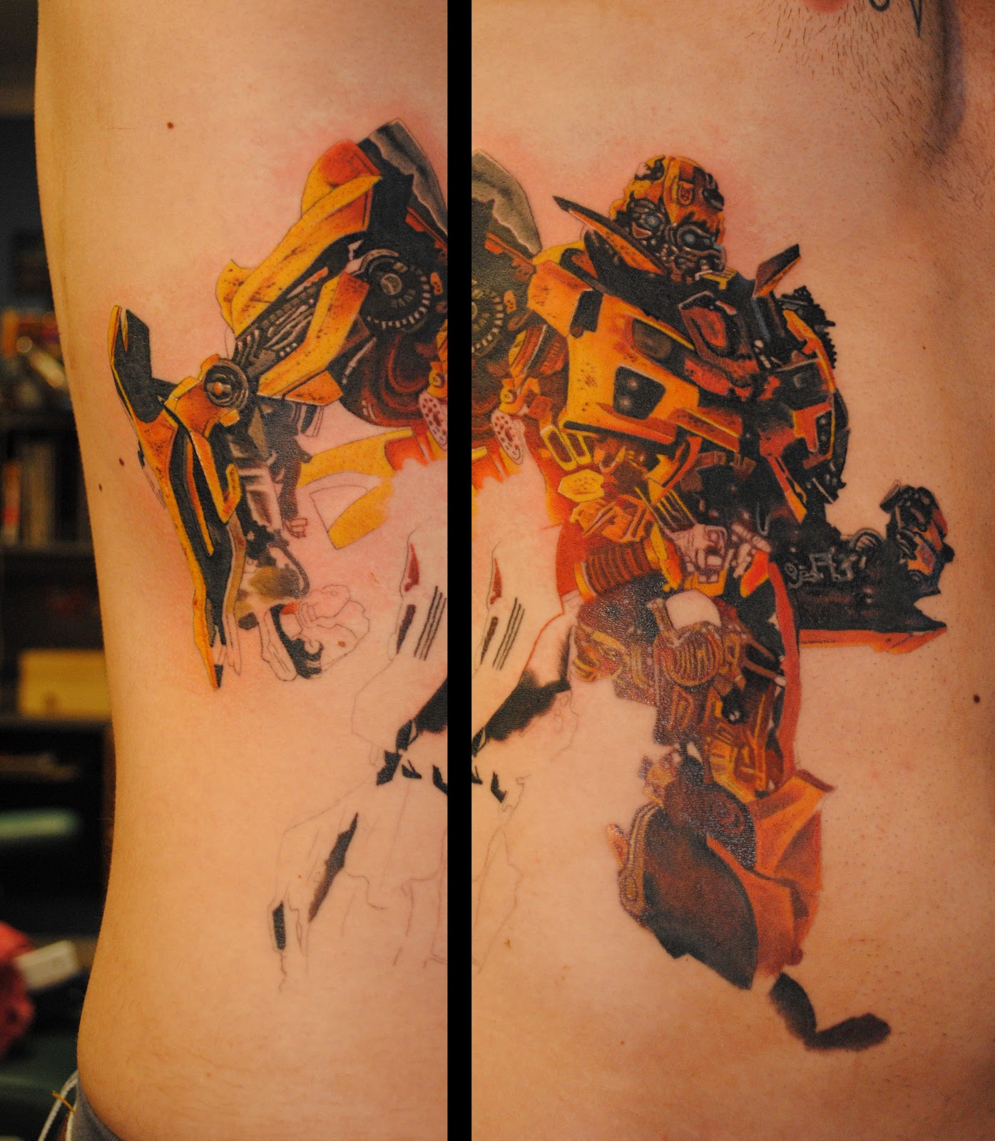 Bumblebee Transformer Tattoo