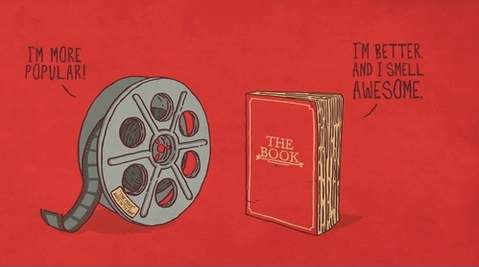 o różnicach między lekturą a filmem