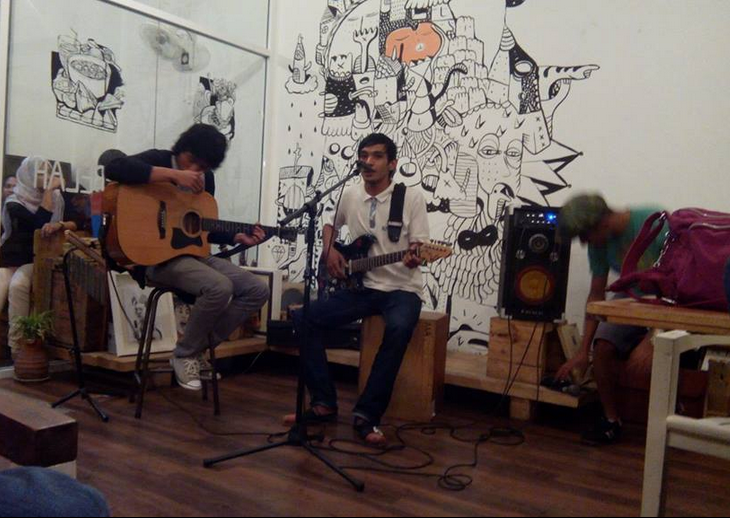 The Musicids Living Town gig