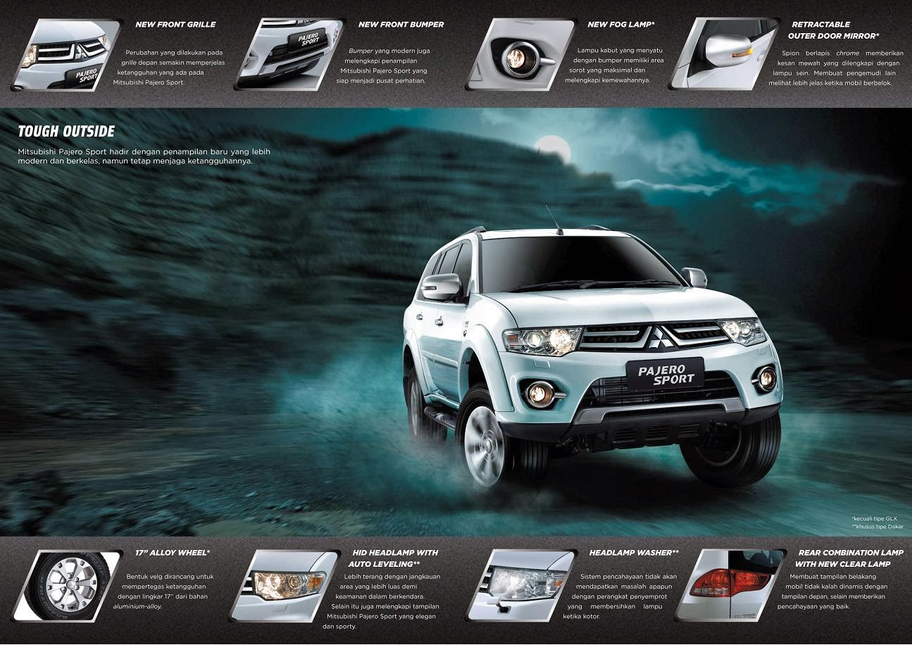 Gambar dan Brosur Mitsubishi New Pajero Sport DEALER