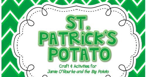 Finally in First: St. Pat's Activities and Freebies