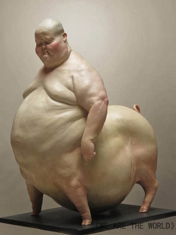 Anthropomorphic Sculpture of human/animal hybrids - Art'einsky Anthropomorphic Sculpture of human/animal hybrids - Art'einsky