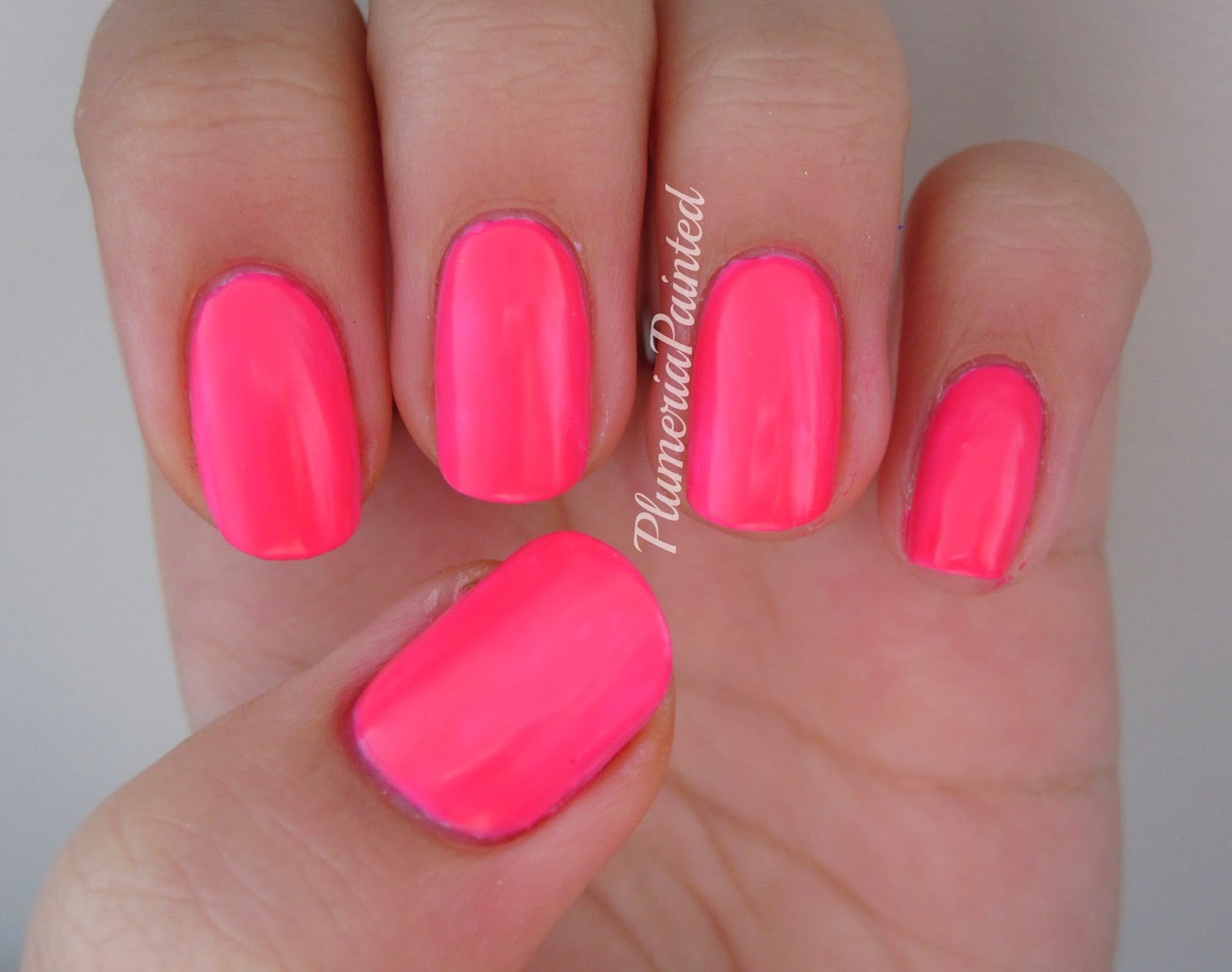 PlumeriaPainted Pink Nails Nails Inc Notting Hill Gate (Reswatched)