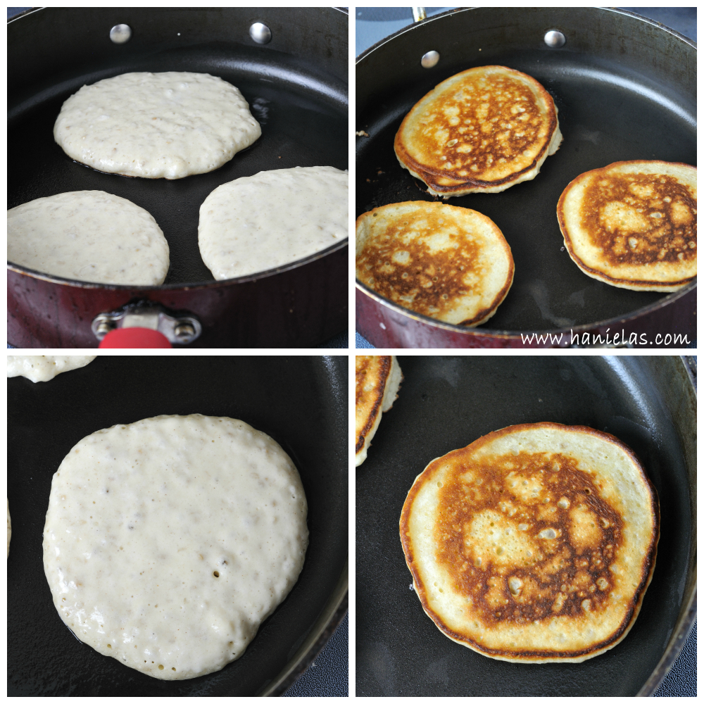 Haniela's Steel Cut Oats Pancakes