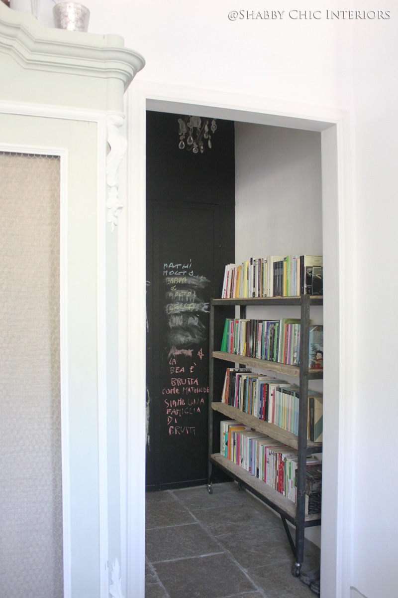 Che cos'è la chalkboard? shabby chic interiors Parete lavagna magnetica