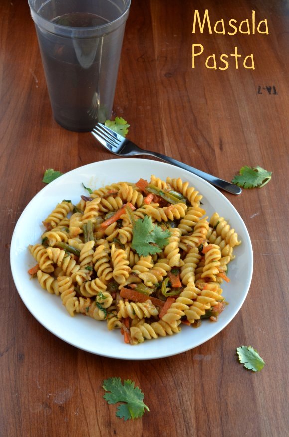 Mixed Vegetable Masala Pasta(Indian Style) Nalini'sKitchen
