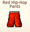 RED HIPHOP PANTS.