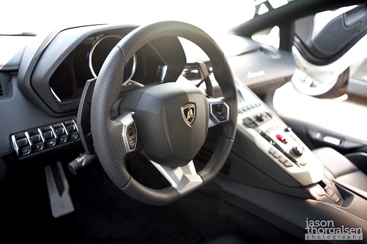 Matte White Aventador