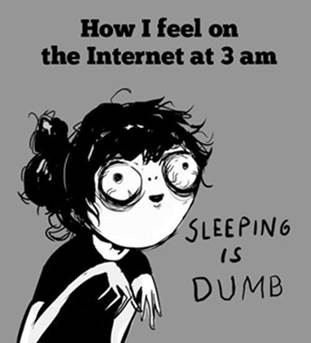 sleeping is dumb