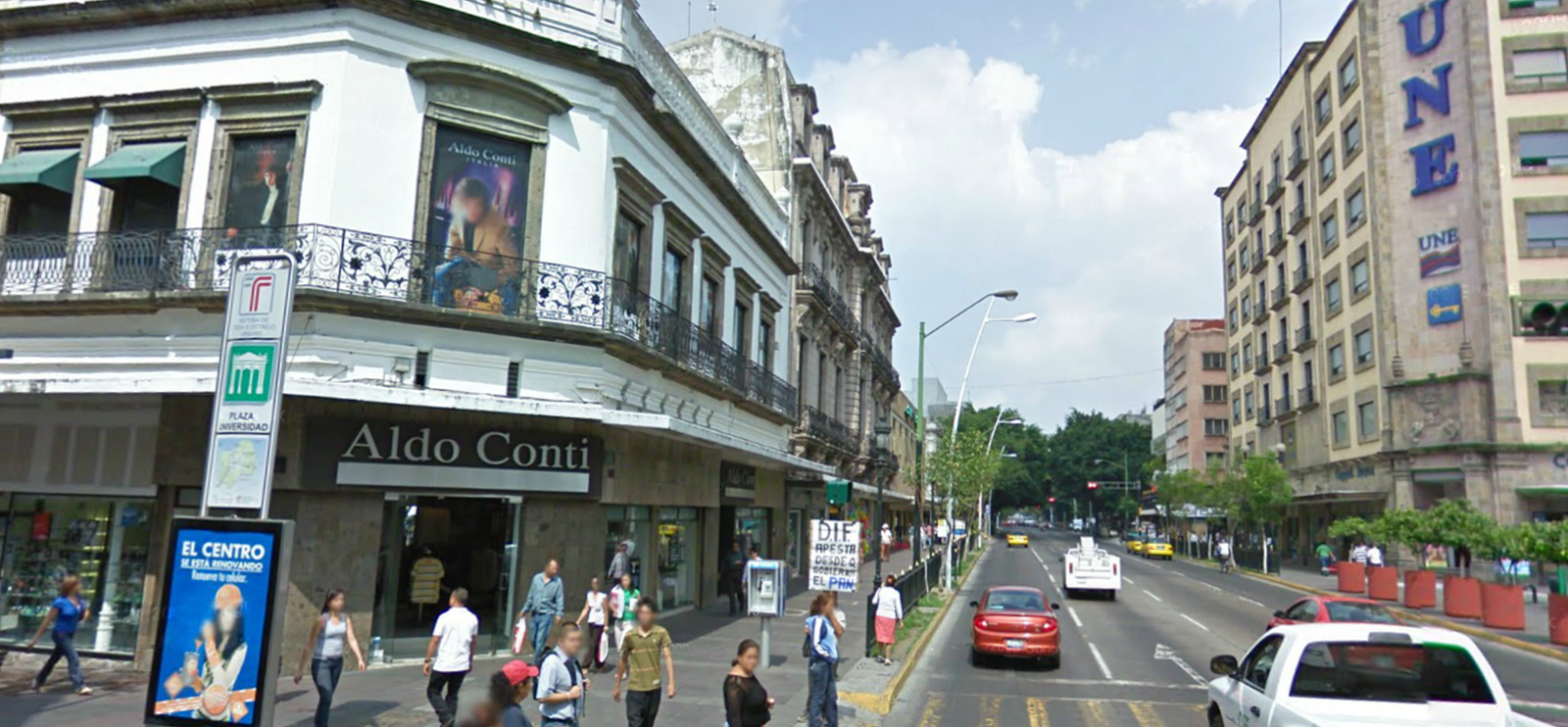 GUADALAJARA AYER Y HOY AVENIDA JUAREZ Y COLON