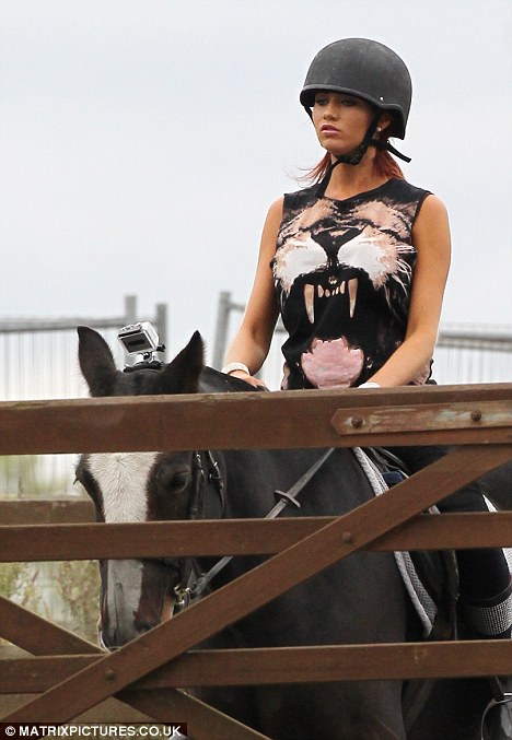 Celebrities Path The New Jordan Amy Childs Goes Horse Riding And