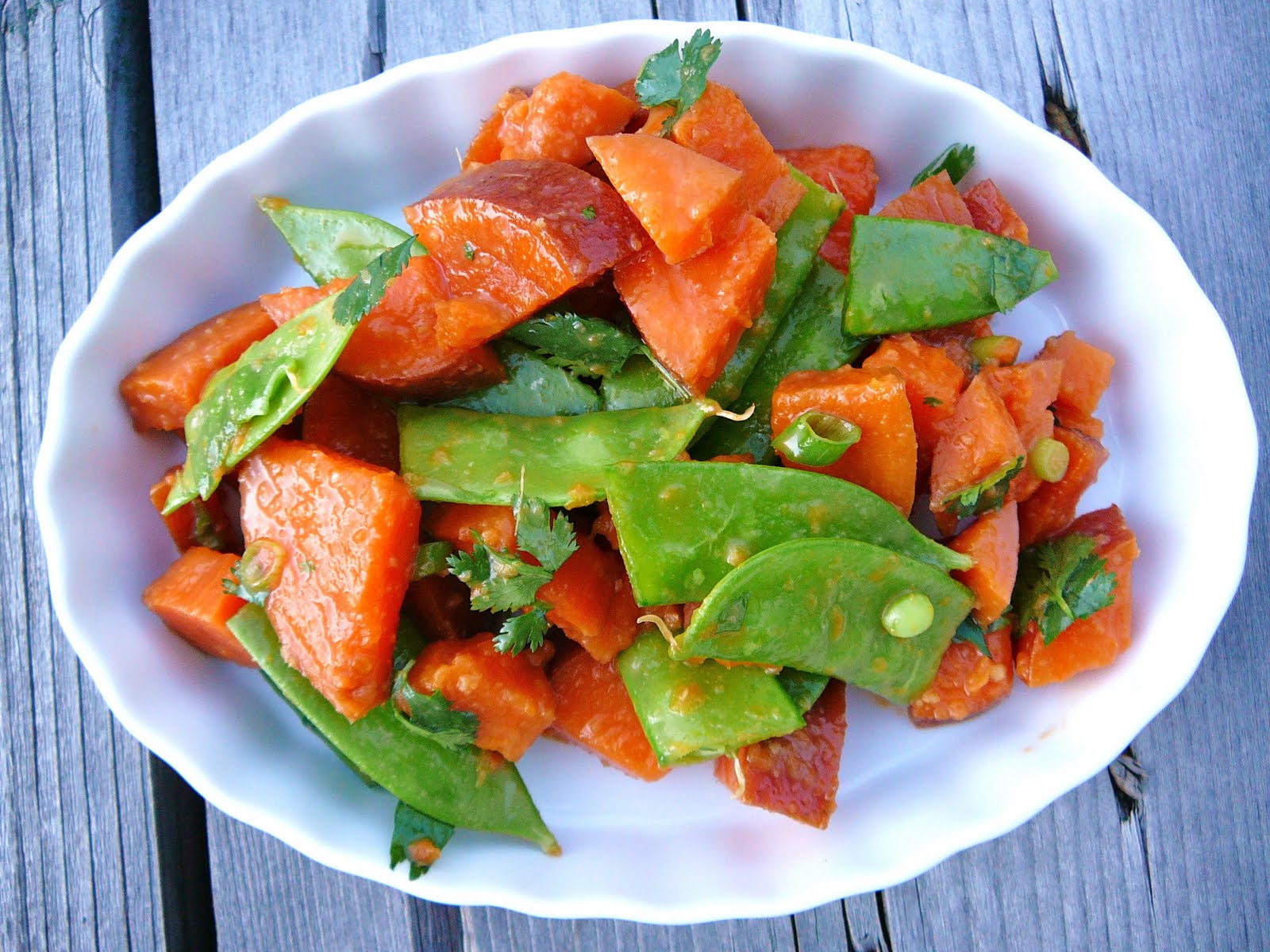 Eighty Twenty 80Thai Yam & Snap Pea Salad