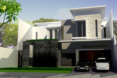 rumah modern on as the name suggests, uses very little arch profiles or complicated to ...