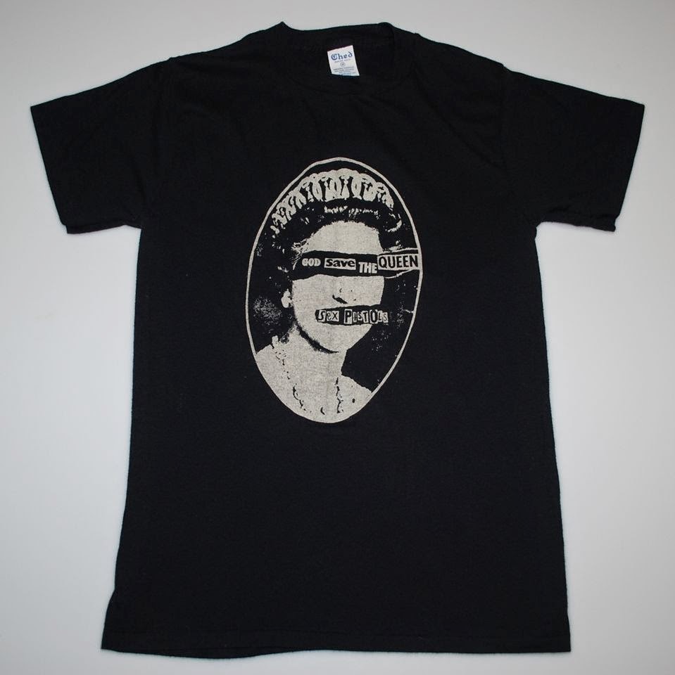 1977 Sex Pistols God Save The Queen T Shirt Vintage T Shirt