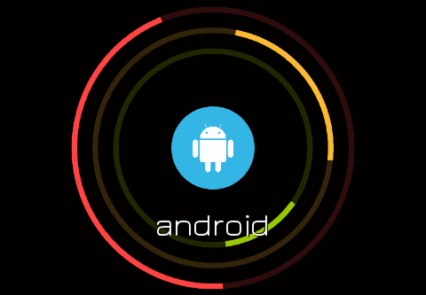 android studio logo fade in animation