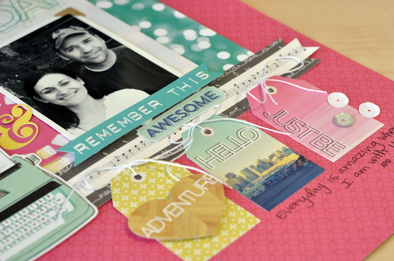EP TV Scrapbooking Process Video Today Layout Jen Gallacher
