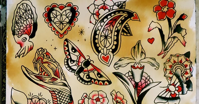 Will Koffman Tattoo Watercolors